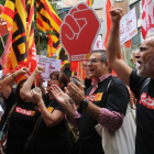 Los funcionarios han expresado sus quejas durante la reunión mantenida entre la Generalitat y los sindicatos.-RICARD CUGAT