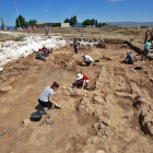 Excavación en una manzana del yacimiento de Numancia.-Mario Tejedor