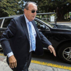 Carlos Fabra, a su llegada a los juzgados, el pasado 26 de junio en Valencia.-Foto: MIGUEL LORENZO