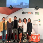 Los protagonistas de Presunto culpable en la presentación de la serie en el FesTVal.-TWITTER (@ATRESMEDIACOM)