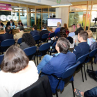 Acto inaugural de la jornada de emprendimiento organizada por El Hueco.-A.M.