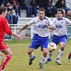 Almazán y Numancia B jugaron un derbi muy igualado. / V. Guisande-