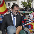 Mariano Rajoy, este martes en Vila Real (Portugal).-LAVANDEIRA JR.