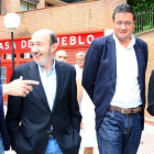 Mínguez, Rubalcaba, López y Romero. / ÁLVARO MARTÍNEZ-