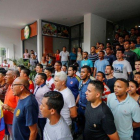 Los exmilitares fueron trasladados a las instalaciones de Migración Colombia.-AFP