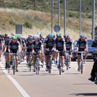 El presidente de la cadena hotelera AC by Marriott, Antonio Catalán, acompañado por medio centenar de empresarios, ejecutivos y deportistas, llega a León en la tercera etapa de la Ruta Xacobea AC 2015-Ical