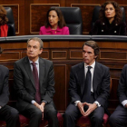 Rajoy, Zapatero, Aznar y González.-