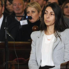 Raquel Gago declara en la Audiencia provincial de León, el martes.-EFE