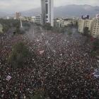 Una manifestación en Chile con más de un millón de personas.-AP