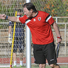 El entrenador del Numancia, Juan Antonio Anquela. / DIEGO MAYO-