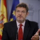 El ministro de Justicia, Rafael Catalá, este viernes en la Moncloa.-JOSE LUIS ROCA