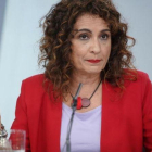 La ministra de Hacienda, María Jesús Montero.-JOSÉ LUIS ROCA