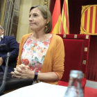 Carme Forcadell, durante el debate en el Parlament el día 7 de septiembre del 2017.-FERRAN NADEU