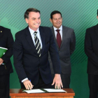 El presidente brasileño, Jair Bolsonaro.-AFP