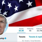 Una imagen de la cuenta de Twitter del presidente de Estados Unidos, Donald Trump.-HANDOUT