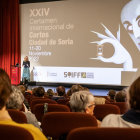 Sesión inaugural de las Aulas, con cine en la Audiencia. GONZALO MONTESEGURO