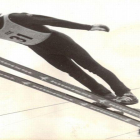 Primer salto de Ángel Joaniquet en los JJOO de Sarajevo de 1984.-