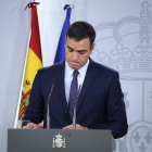 El presidente del Gobierno en funciones, Pedro Sánchez.-DAVID CASTRO