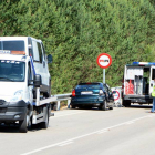 El accidente se produjo al colisionar un coche con una furgoneta.-A. M.