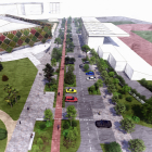 Recreación del futuro parking de Los Pajaritos. HDS