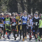 La localidad de Vinuesa fue el escanario ayer del Triatlón de invieron de la Copa de España.-VALENTÍN GUISANDE