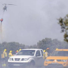 Incendio forestal en Soria en una imagen de archivo. HDS