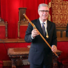 El alcalde de Tarragona, Fèlix Ballesteros, durante la sesión de investidura del pasado junio, en la que ganó con los votos del PSC.-ACN