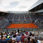 El recinto de la Caja Mágica durante la final del Mutua Madrid Open.-MUTUA MADRID OPEN