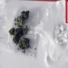 De izquierda a derecha, hachís, marihuana y cocaína incautadas en la operación.-SUBDELEGACIÓN