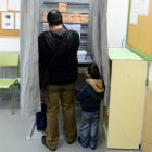 Votantes en un colegio electoral el pasado 24 de mayo-A. M.