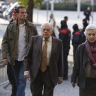 El 'expresident' Jordi Pujol y su esposa, Marta Ferrusola, a su llegada a la Ciutat de la Justícia este martes.-Foto: ALBERT BERTRAN