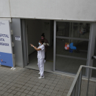 Acceso al hospital Santa Bárbara. MARIO TEJEDOR