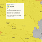 Mapa con los avisos activos de la Aemet para Soria este miércoles. HDS