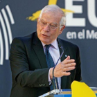 El ministro de Exteriores en funciones, Josep Borrell, en un acto.-MORELL (EFE)