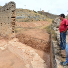 El alcalde visitó ayer la excavación.-Álvaro Martínez