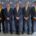 Mariano Sanz, César Ruíz, José Rolando Álvarez, Antonio Cenderero y Óscar Fernández, del Comité de Dirección.-ICAL