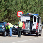 Accidente de tráfico en Soria, en una imagen de archivo.-VALENTÍN GUISANDE