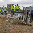 El cuarto accidente mortal del año se produjo en la N–122.-MARIO TEJEDOR