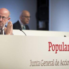 El presidente del Banco Popular, Emilio Saracho, en la junta de accioinistas de la entidad.-EFE / LUCA PIERGIOVANNI