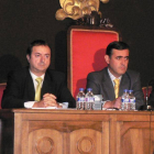 Jesús Alonso y Antonio Pardo, durante un acto en El Burgo en una imagen de archivo.-DIARIO DE SORIA / EL MUNDO