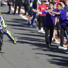 Valentino Rossi, al final de la carrera de Cheste.-JAVIER SORIANO