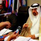 El ministro saudi de Energía, Al-Falih, en la reunión de la OPEP en Viena.-Leonhard Foeger