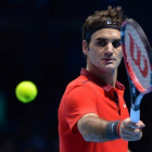 Federer, en un momento del partido.-Foto:  EFE / ANDY RAIN