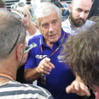 El mítico piloto Giacomo Agostini, en Misano.-EMILIO PÉREZ DE ROZAS