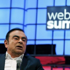 El presidente de Nissan, Carlos Ghosn, en la Web Summit de Lisboa.-EFE / ANDRE KOSTERS