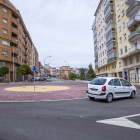 Nueva rotonda de acceso a la carretera de Logroño. MARIO TEJEDOR