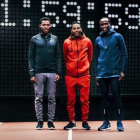 Desisa, Tadese y Kipchoge, tres de los atletas involucrados en el proyecto Nike Breaking 2.-NIKE