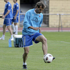 El jugador del Numancia, José Javier Barkero. / ÚRSULA SIERRA-