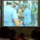 Operación de crioterapia en el complejo hospitalario de Soria. / VALENTÍN GUISANDE-