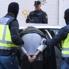 Una detención de un yoihadista en Valladolid, en septiembre del 2016.-EFE